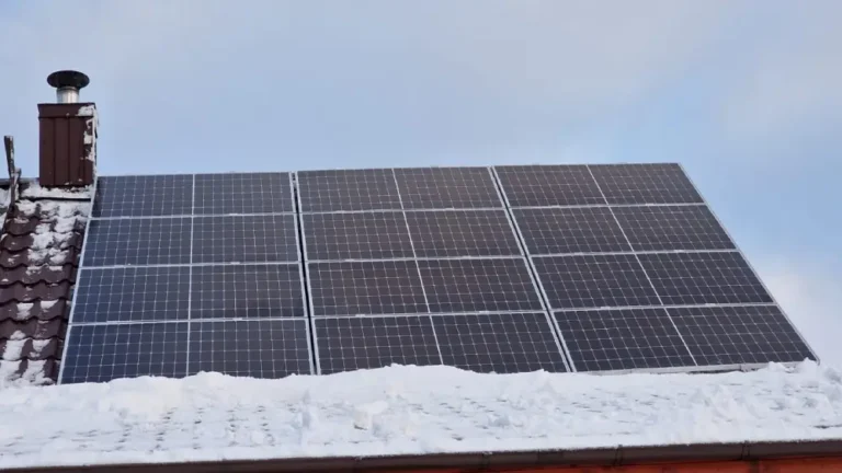 Saulės elektrinės veikimas ir efektyvumas žiemos laikotarpiu
